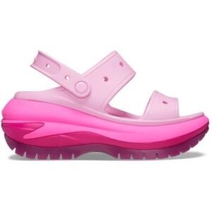 Women's Pink Croc Megacrush Platform Sandals